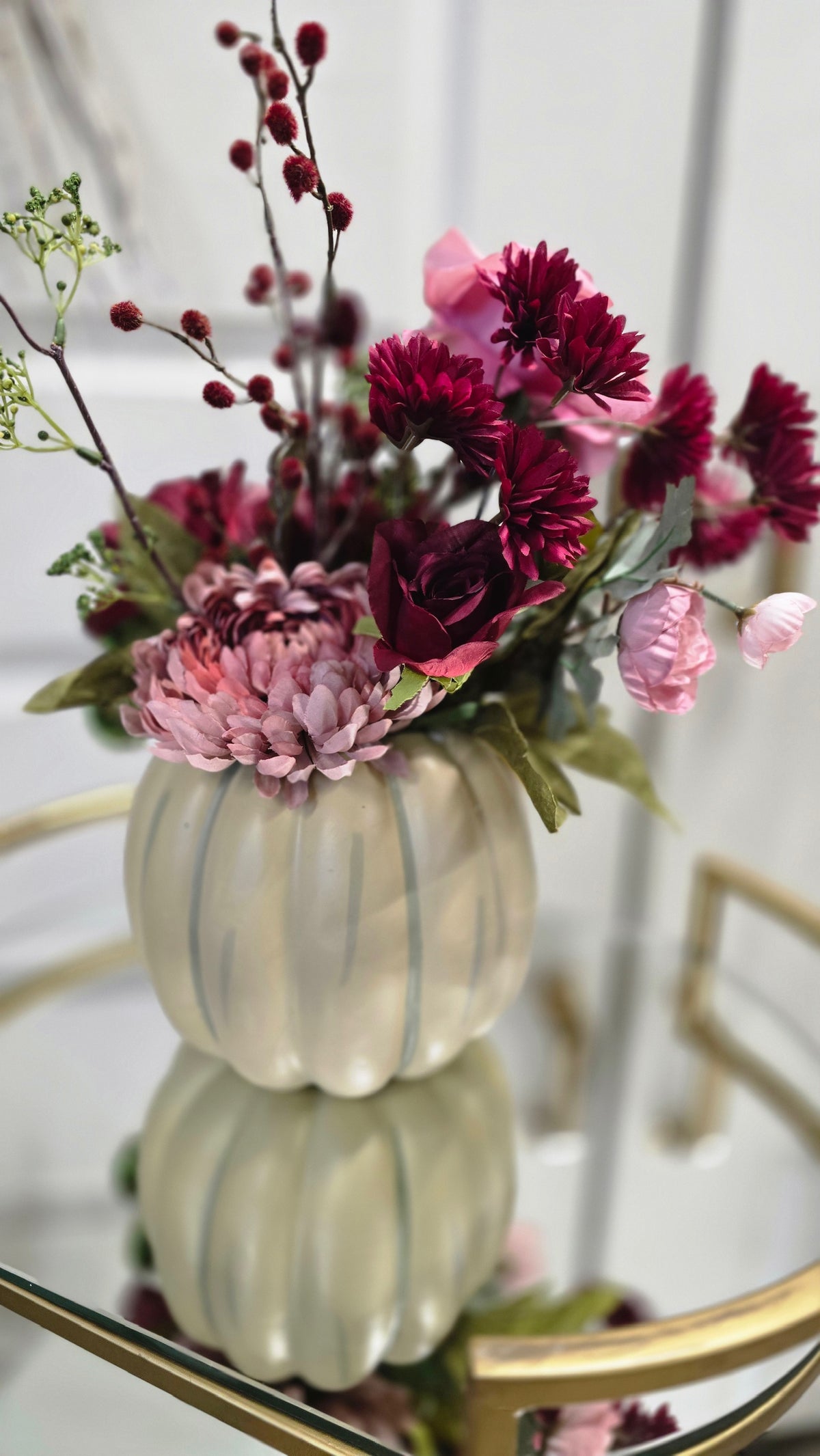 Centerpiece (pumpkin white 1)