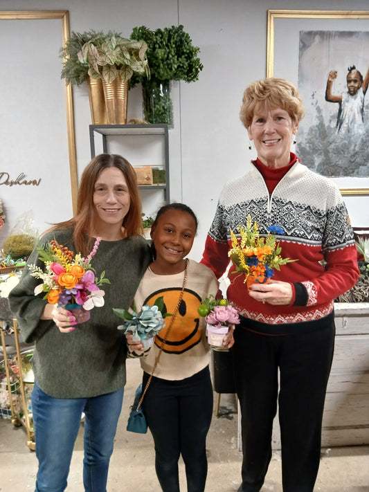 Pumpkins and Petals Fall Class for Kids!