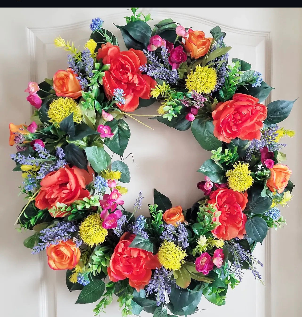Sold out! Bundle faux floral wreath and sweet treats