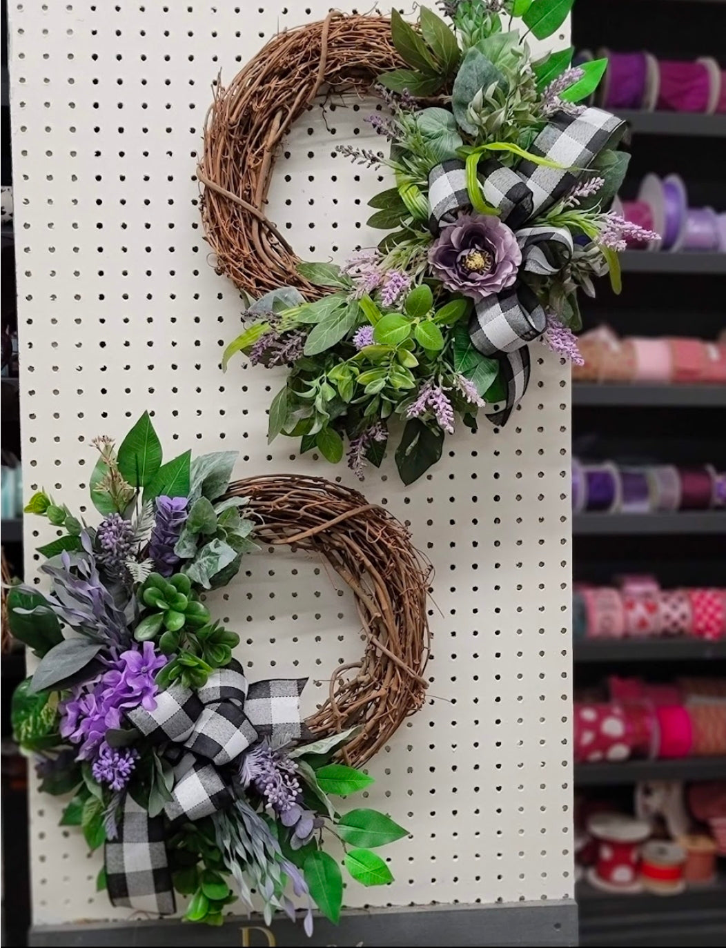 Sold out! Bundle faux floral wreath and sweet treats